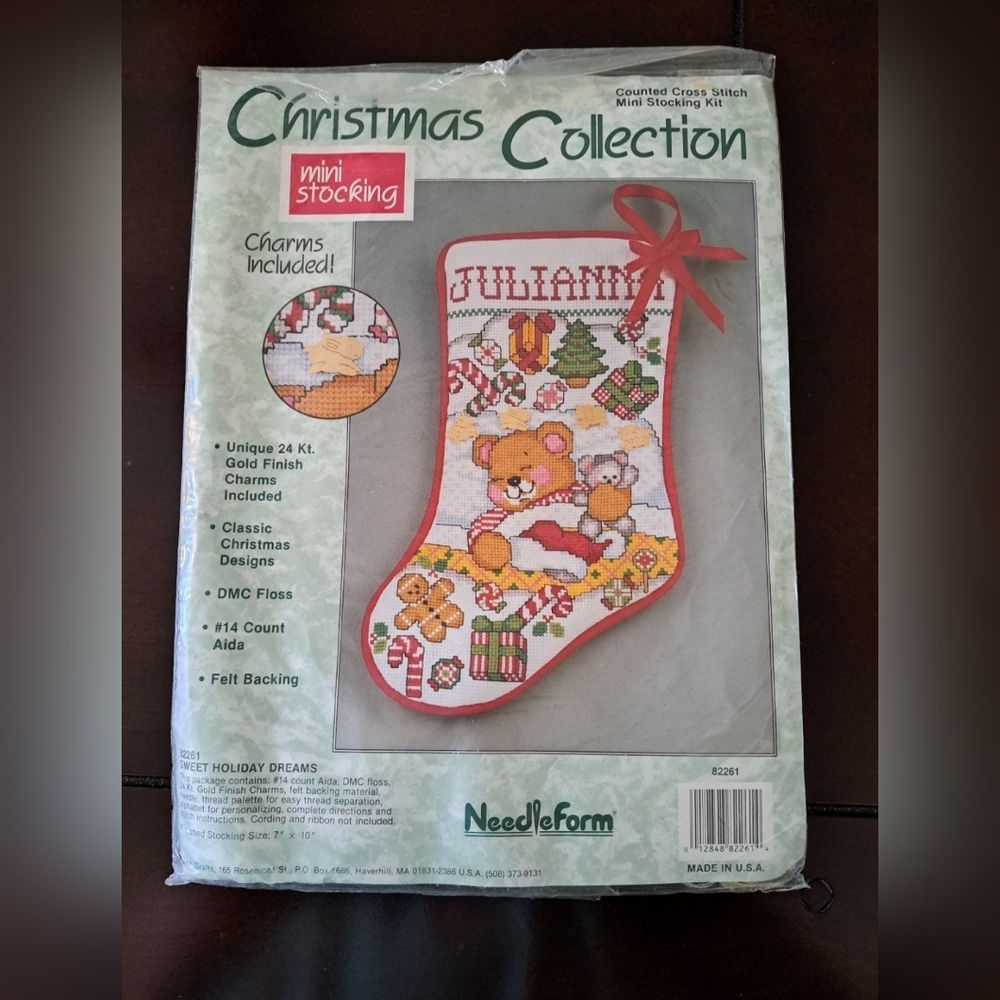 Christmas Mini Stocking Cross Stitch Kit